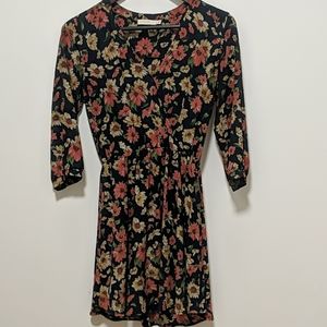Floral LUSH Faux Wrap Dress